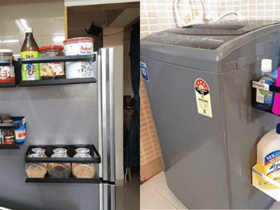Magnetic Carbon Steel Kitchen Accessories Storage Organizer
